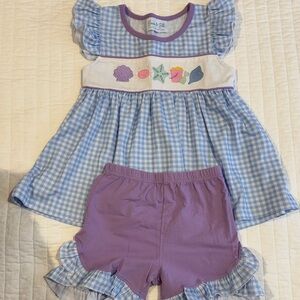 Kids Blue and Purple Matching Set